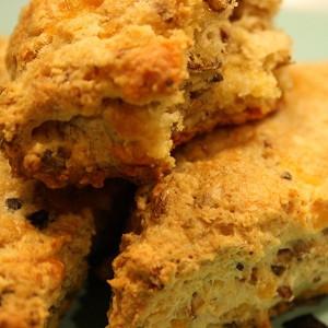 Recipe: Spent Grain Cheddar Scones