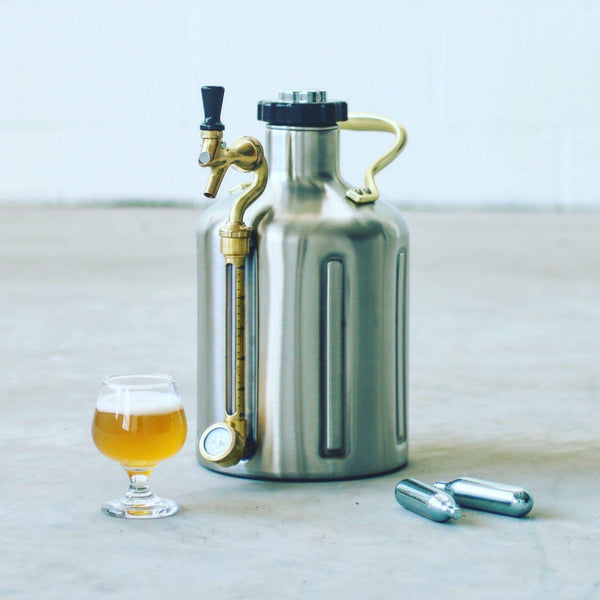 Growler Werks: 1 Gallon UKeg - Brooklyn Brew Shop