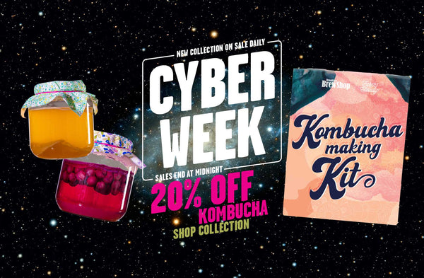 Cyber Week Sale 2019: 20% Off All Kombucha Kits & Accessories