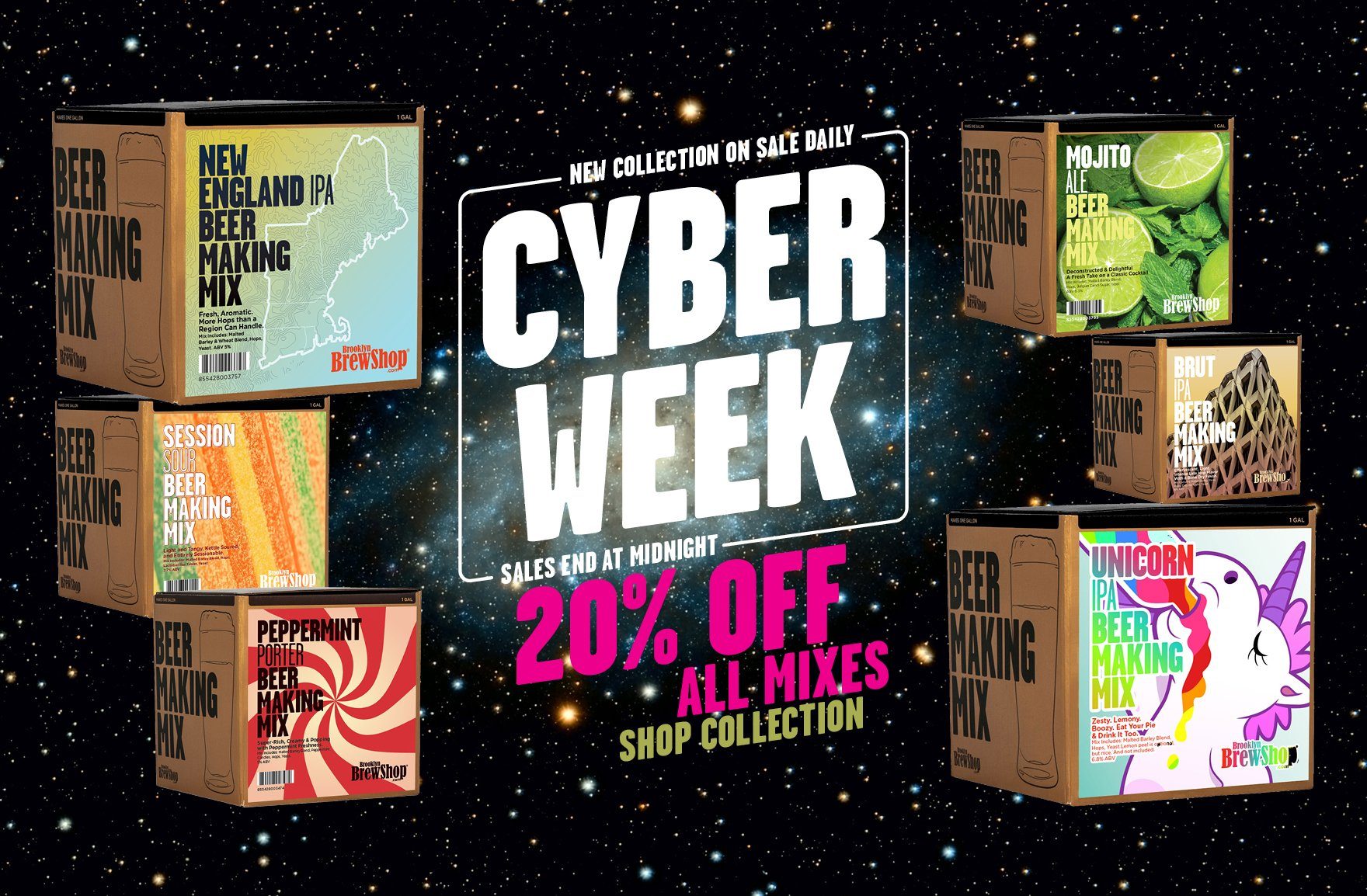 Cyber Week Sale 2019: 20% Off All Beer Making Mixes