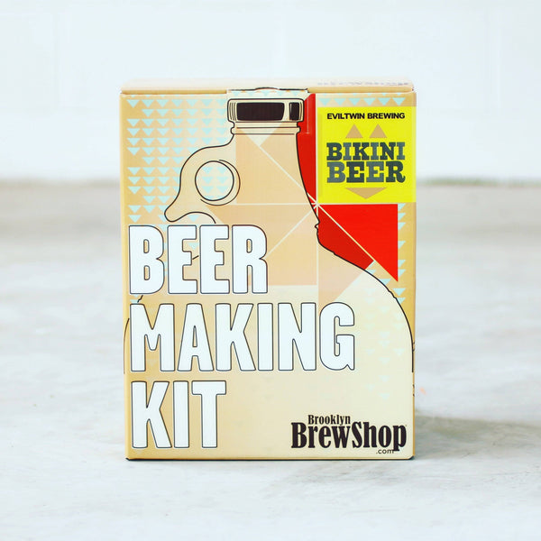 Brooklyn Brew Shop Evil Twin Bikini Beer Kit on Concrete
