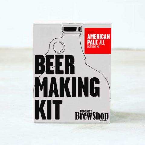 Brooklyn Brew Shop American Pale Ale Beer Making Kit on Concrete