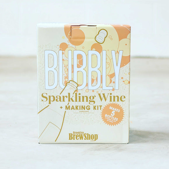 Brooklyn Brew Shop Sparkling Wine Kit on Concrete