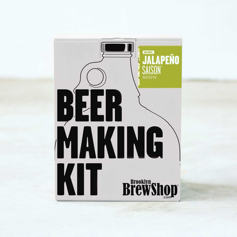 Brooklyn Brew Shop Jalapeno Saison® Beer Making Kit on Concrete