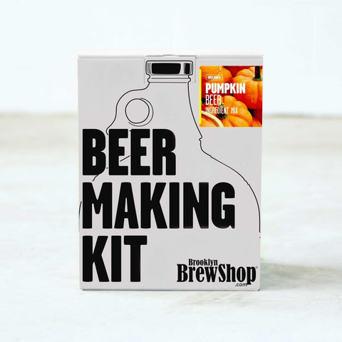 Brooklyn Brew Shop Pumpkin Beer Making Kit on Concrete