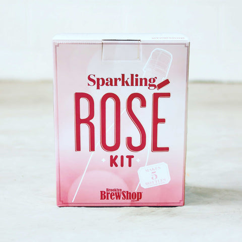 Brooklyn Brew Shop Sparkling Rosé Kit on Concrete