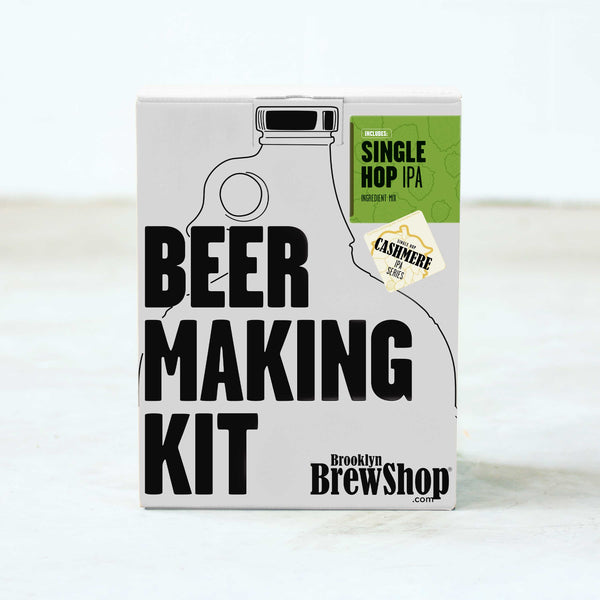 Brooklyn Brew Shop Cashmere Single Hop IPA Beer Making Kit on Concrete