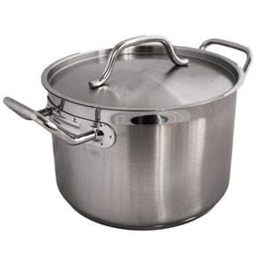 8-Quart Pot Stainless Steel with Lid - Brooklyn Brew Shop